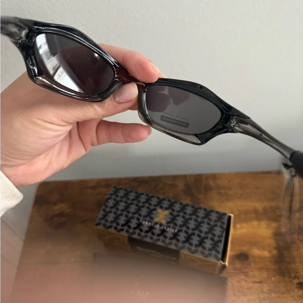 Francis Xavier Black Sunglasses Unisex